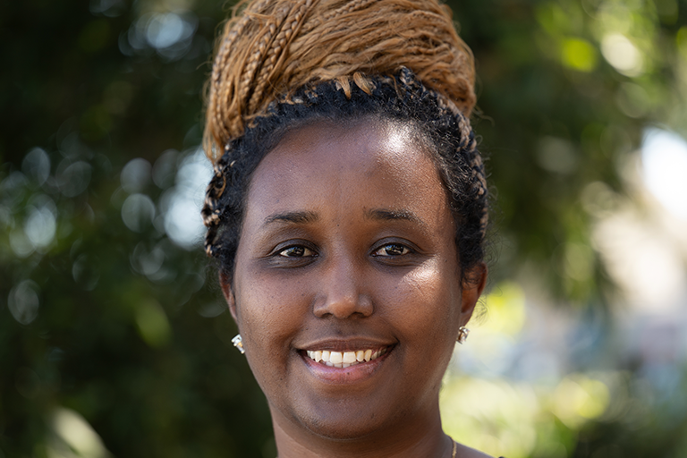 Professional headshot of a female