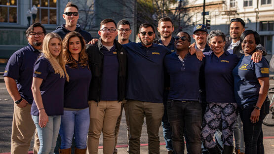 Cal Veterans gathered together at UC Berkeley campus